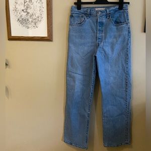 Levi’s Ribcage Straight High Rise Jeans 30x29